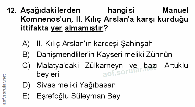 Soru 12