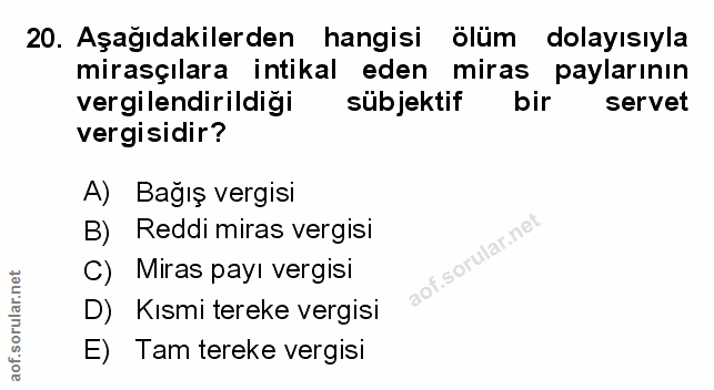 Soru 20