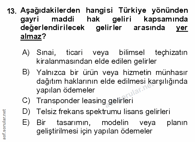 Soru 13