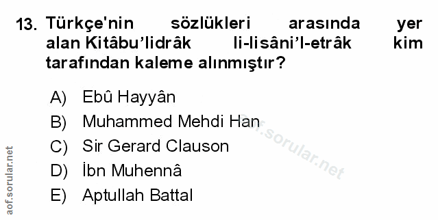 Soru 13