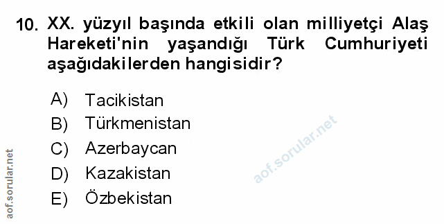 Soru 10