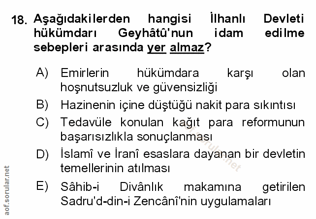 Soru 18
