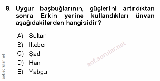 Soru 8