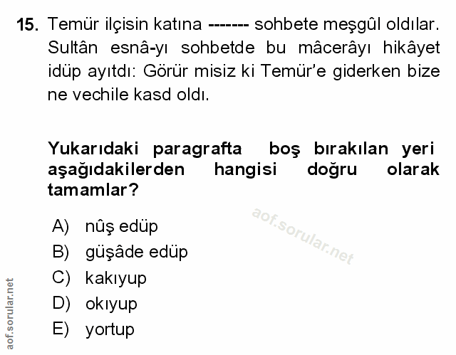 Soru 15