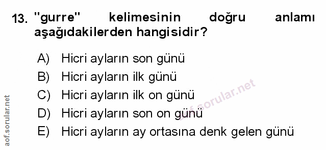 Soru 13