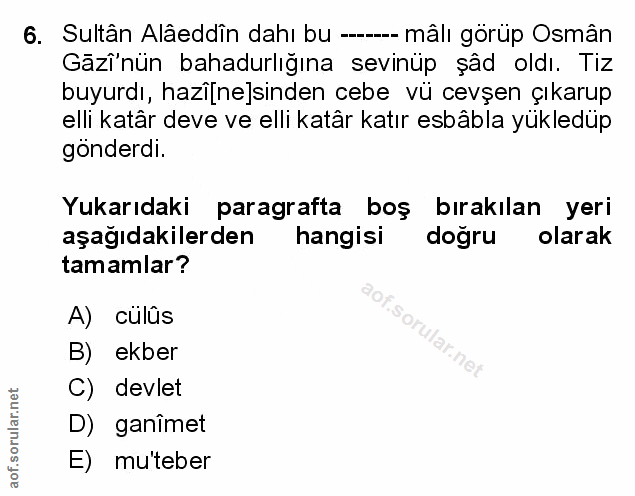 Soru 6