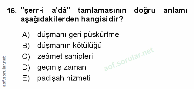 Soru 16