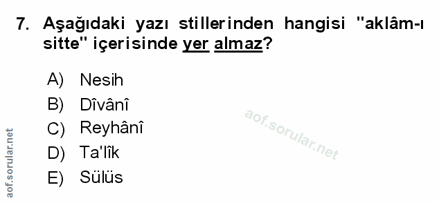 Soru 7