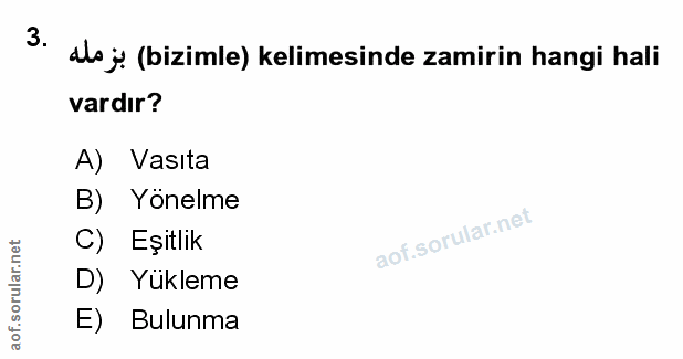 Soru 3