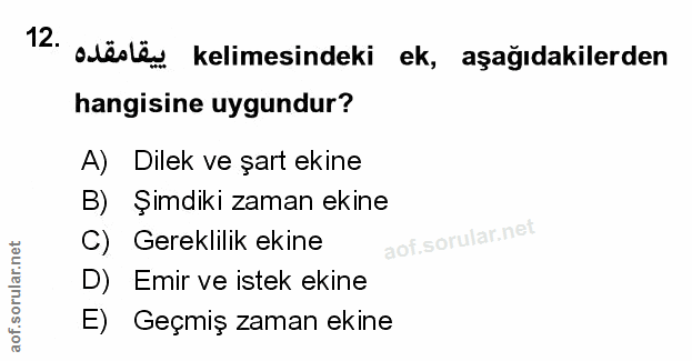 Soru 12
