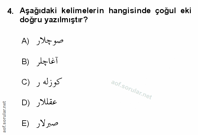 Soru 4