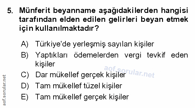 Soru 5