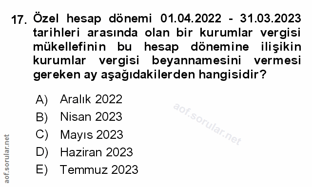 Soru 17