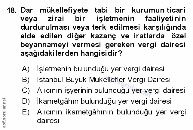 Soru 18