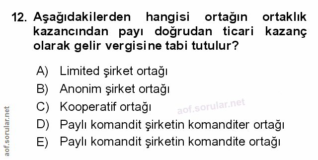 Soru 12