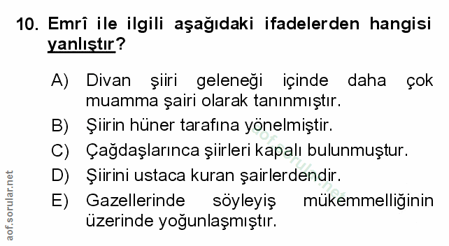 Soru 10