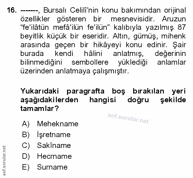 Soru 16