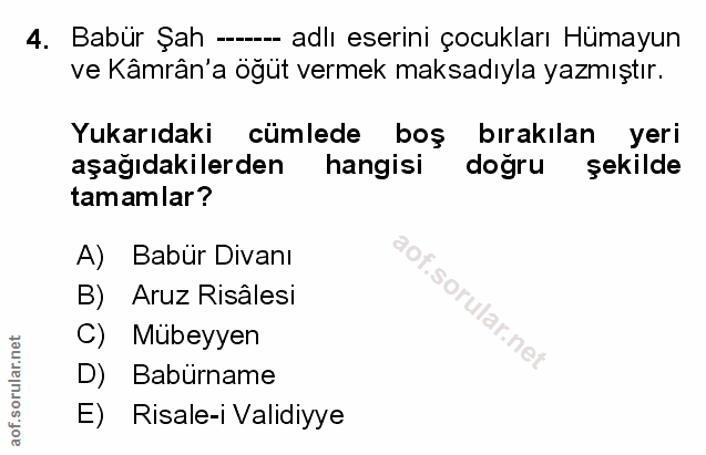 Soru 4