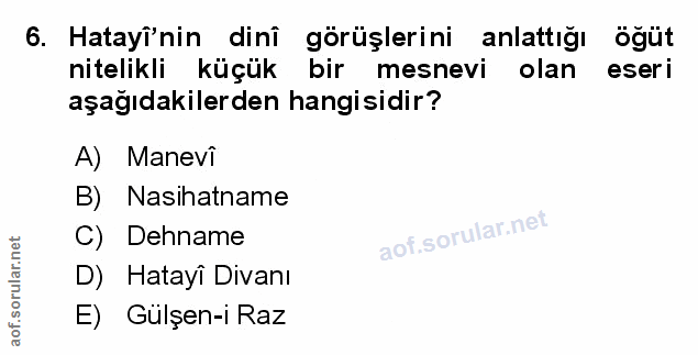 Soru 6