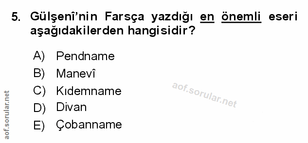 Soru 5