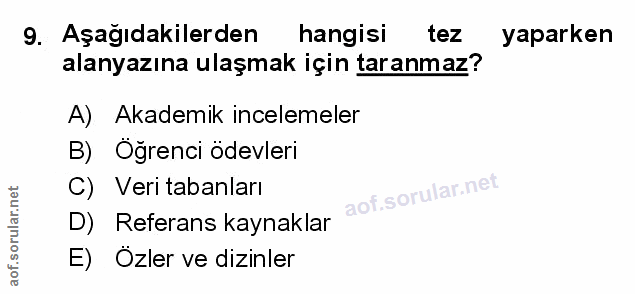 Soru 9