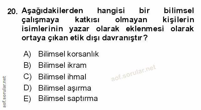 Soru 20