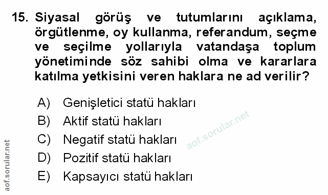Soru 15