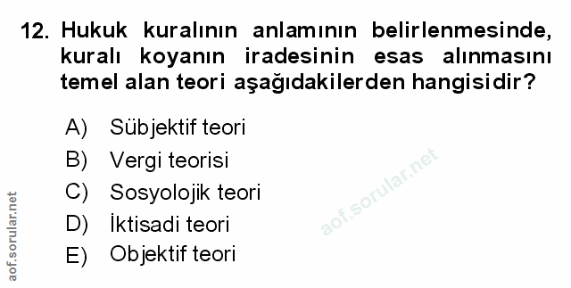 Soru 12