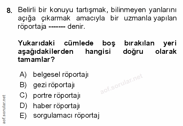 Soru 8