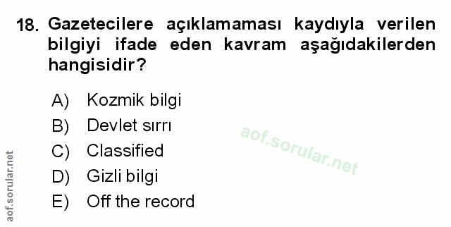 Soru 18