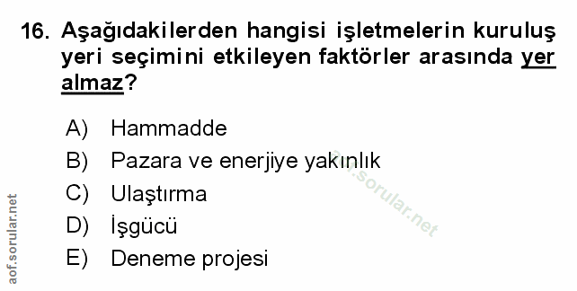 Soru 16