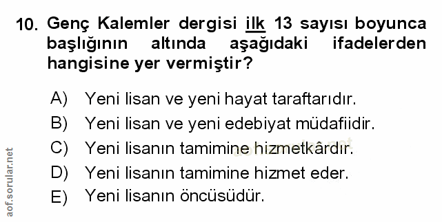 Soru 10
