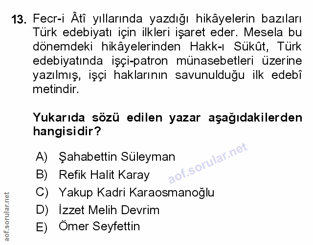 Soru 13
