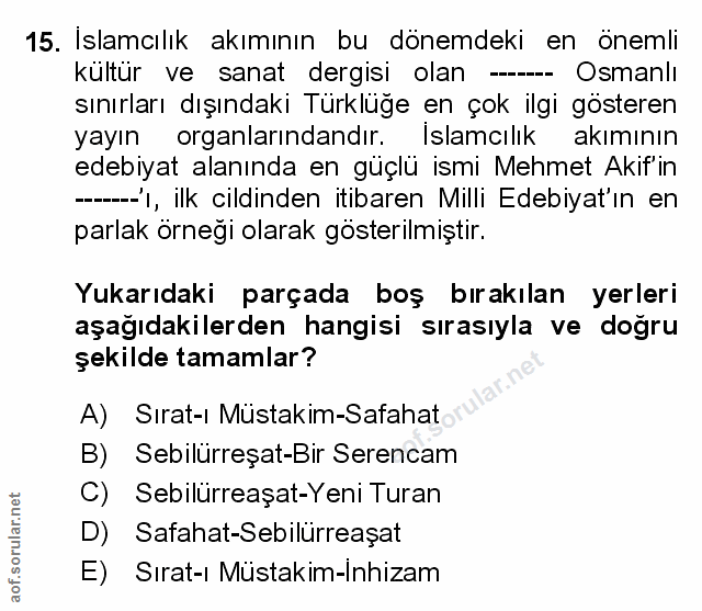 Soru 15