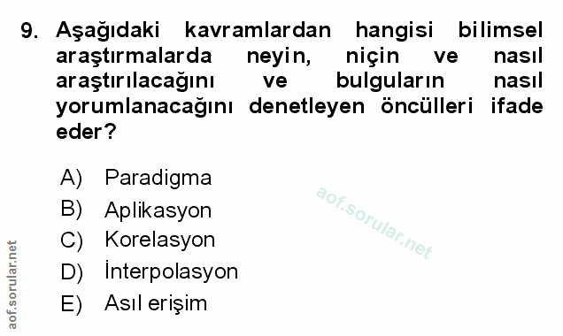 Soru 9