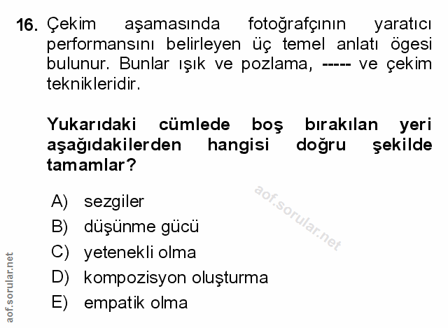 Soru 16