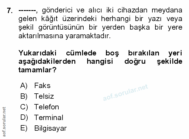 Soru 7