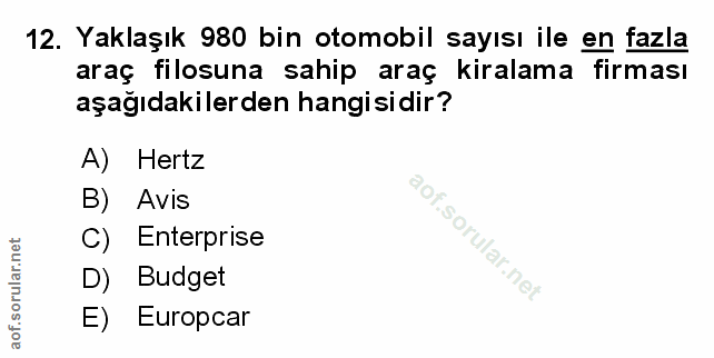 Soru 12