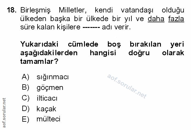 Soru 18