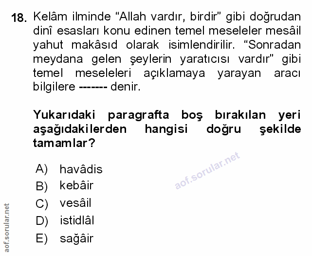 Soru 18