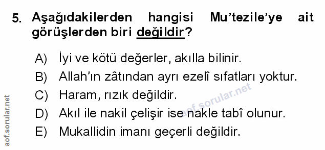 Soru 5
