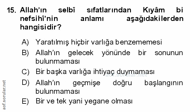 Soru 15