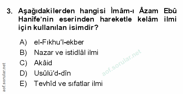 Soru 3