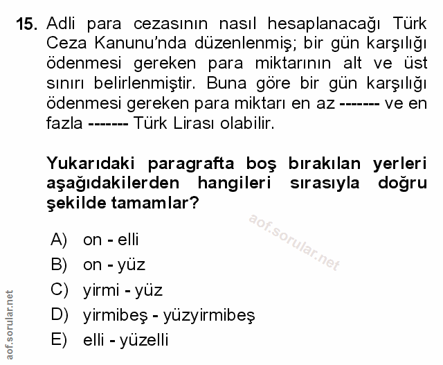 Soru 15