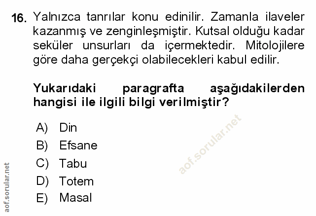 Soru 16