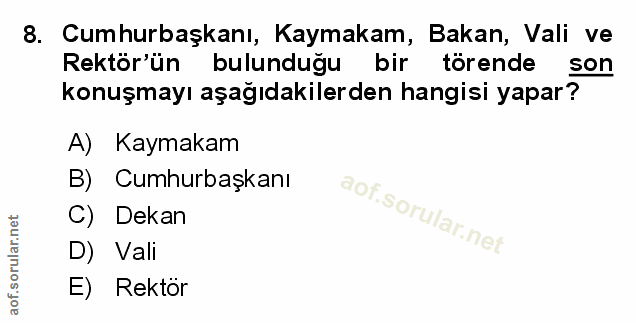 Soru 8