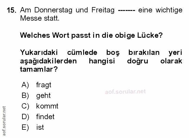 Soru 15