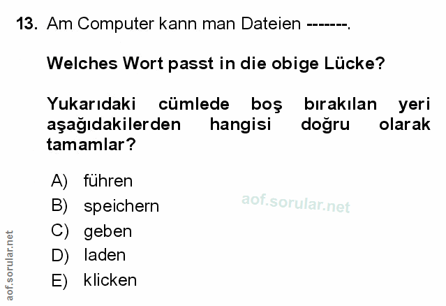 Soru 13