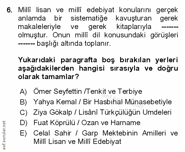 Soru 6