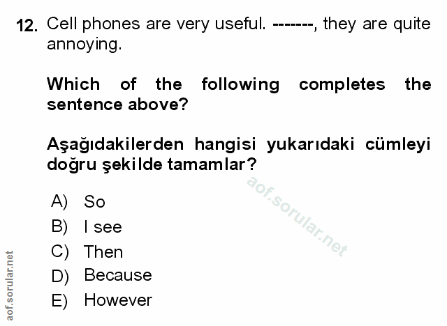 Soru 12